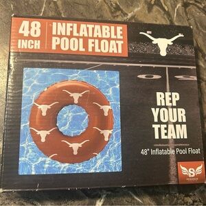 NEW 48in Texas Longhorns inflatable. Brown and White.